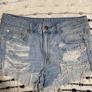 American eagle , hi rise festival shorts